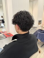 ロンド ラマ 岐阜(Lond bla-ma) センターパート×波巻きツイスパ【Lond伊藤メンズ】