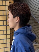 トレス(Tress)&nbsp;ラフな毛流れパーマ×センターパート【いわき/平/Tress】