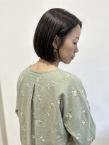 ヘアースタジオ ゼン カロン(Hair studio Zen kalon) ローライトカラー/レイヤーボブ/モカブラウン20代30代40代50代