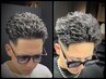 メンズカット+極道パーマ【本物の漢はオールバックパーマスタイル】