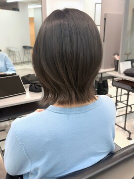 ヴェイン 渋谷(vain) 収まり良いくびれボブウルフダークアッシュ20代