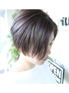 ラピッツヘアデザイン(la Pitt's hair design) ショート×ラベンダーグレージュ【ラピッツ】