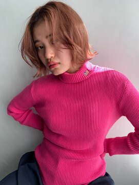 サングース(Sungoose) <sungooseTOKYO>毛先パーマアッシュブラウンネオウルフ