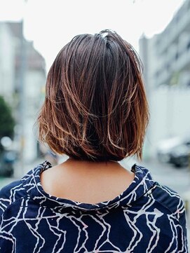 カラーサロンビスカリア 相模原エリア 淵野辺駅店(Color salon Biscaria) グランジ☆ボブ☆かきあげ[淵野辺/淵野辺駅][学割U24]