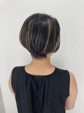 シエル 立川店(CIEL) 【CIEL 佐藤】ハイライト　ハンサムショート