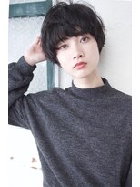 グランアージュ 池袋東口店(grandage)&nbsp;小顔マニッシュ黒髪ハンサムショート前下がり20代30代40代◎池袋