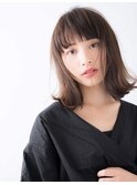 【ぷつっと】オン眉 切りっぱなしボブ 20代 30代 40代