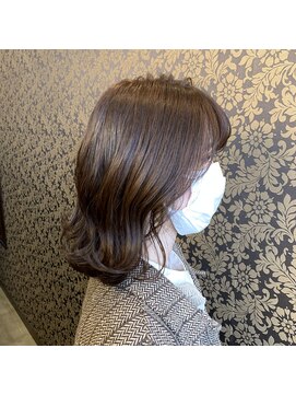 ヘアー コパイン(HAIR COPAIN) 外ハネボブ/ショコラカラー/グレージュ/韓国ヘア/ ロブ
