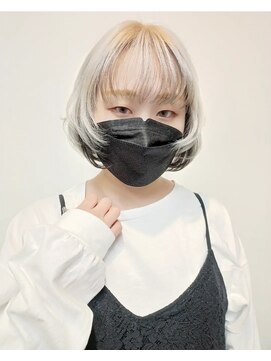 パープル(purple) ホワイト&ブラック