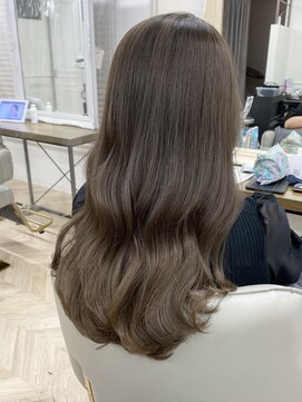 ローラン(ROULAND) 【池袋髪質改善カラー】透明感くすみミルクティー艶カラー