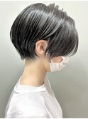 似合わせカット×長持ちショート×ネイビーブラック