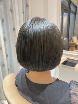 トリート 海浜幕張店(TREAT) 王道ミニボブ×オリーブグレージュ