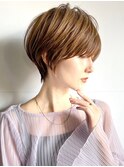 大人上品ショートボブ×ハイライトカラー【ERIKA】