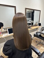 【新規】髪質に合わせた髪質改善＋カラー＋ヘッドスパ付￥22000