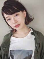 コス(kos) 大人可愛い/レイヤーロング/グレーベージュ/前髪パーマ/二子玉川