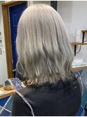 レイヤーカットダブルカラーケアブリーチハイトーンカラー
