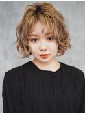 ケアブリーチダブルカラーインナーカラーハイライト20代30代前髪