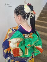 タオン(taon)&nbsp;成人式ヘア◆タイトポニー◆いしかわ