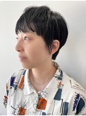 マッシュパーマショートパーマスパイラルパーマボーイッシュ女子