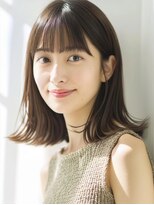 アルトリスト(Altruist Aging×HAIR&SPA)&nbsp;★ダークアッシュ大人ガーリーボブ着物ミディアムレイヤーカット