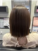 酸性ストレート×切りっぱなしボブ