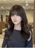 顔まわり/似合わせカット/韓国ヘア/レイヤーカット/谷町四丁目