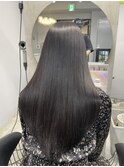 ★小顔前髪ワンカールレイヤーカット黒髪ネビージュボブルフ