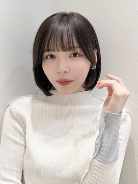ロンド レグリーズ 立川(Lond leglise) ミニウルフレイヤーカット顔周り前髪韓国ショートボブ/立川