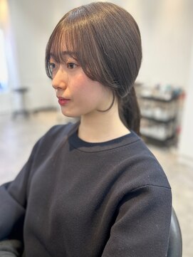 スティル カラン(STILL calin) 【宮川】後毛カット“結んでも可愛い顔まわり”