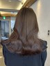 【平日限定】大人気！最高級艶透明感color+treatment ￥12,880→￥10,880