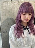 くすみピンクラベンダー