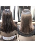 【大人女性】セミロングのストレート