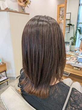 アン(an) 髪質改善プラチナカラー×ジンジャーグレージュ