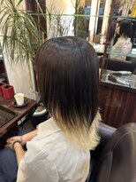 キャラ 池袋本店(CHARA)&nbsp;ブリーチ毛でもこの艶！？話題の髪質改善でここまで変わる！！