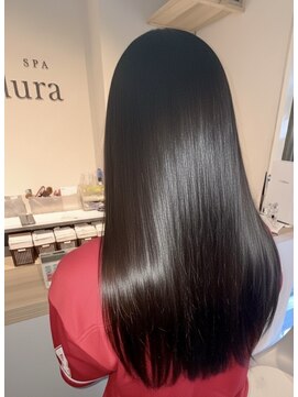 ナトゥーラ 本山店(Natura) 艶髪ストレート黒髪ロングヘア髪質改善トリートメント20代30代