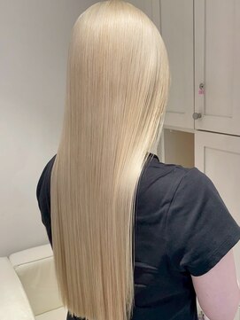 ベレーザ 渋谷(BELEZA) 16451ブリーチ&ダブルカラーパールベージュホワイトブロンド