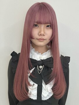 エゴ 池袋(EGO) ピンクカラー/レイヤーカット