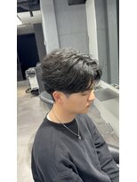 ステラ(STELLA)&nbsp;ニュアンスパーマ/メンズカット/メンズサロン/眉毛カット/メンズ