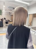 ミルクティベージュ(ひなた指名)ブリーチカラー/ハイトーン/