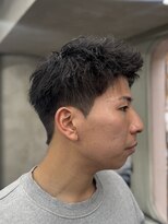 ニコ トウキョウ ロジック(nico TOKYO Logic)&nbsp;刈り上げアップバングスパイキーショートパーマスパイラルパーマ