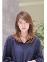 ザザ ZA/ZA 目白 ミディアムレイヤー 目白 美容室