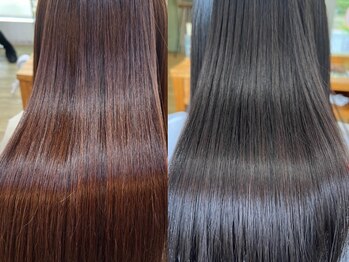 アナヘアー(ANNAHAIR)の写真/【龍ヶ崎市駅5分】魔法の髪質改善で地毛のような柔らかい質感へ。自然な仕上がりと圧倒的な指通りを実現♪
