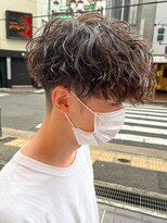 エルマーク 梅田(L-MARK)&nbsp;マッシュヘア/波巻きパーマ/men's/スパイラルパーマ