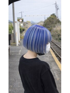 リアンドコー(Re&co) mai/ブルーアンブレラ/ケアブリーチ/個性派