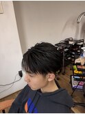 フェザーショート シースルー ツーブロック