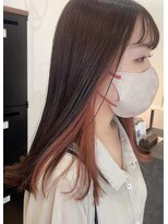 ユニ バイ マグ 長野店(Uni.by Mag)&nbsp;"ちらっと大人可愛い"インナカラー イヤリングカラー