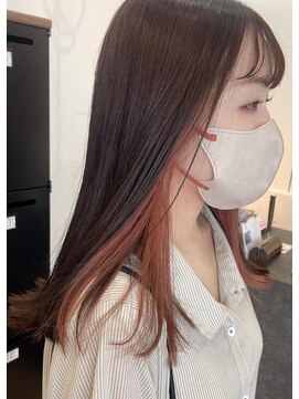 ユニ バイ マグ 長野店(Uni.by Mag) "ちらっと大人可愛い"インナカラー イヤリングカラー