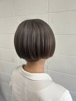 サロン デュッカ(Salon Duka) グレージュ×ショートボブ