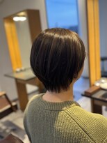 ティア ヘアデザイン(Theia hair design)&nbsp;ショート　× オリーブグレー