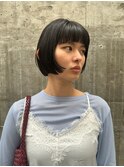 黒髪ボブ